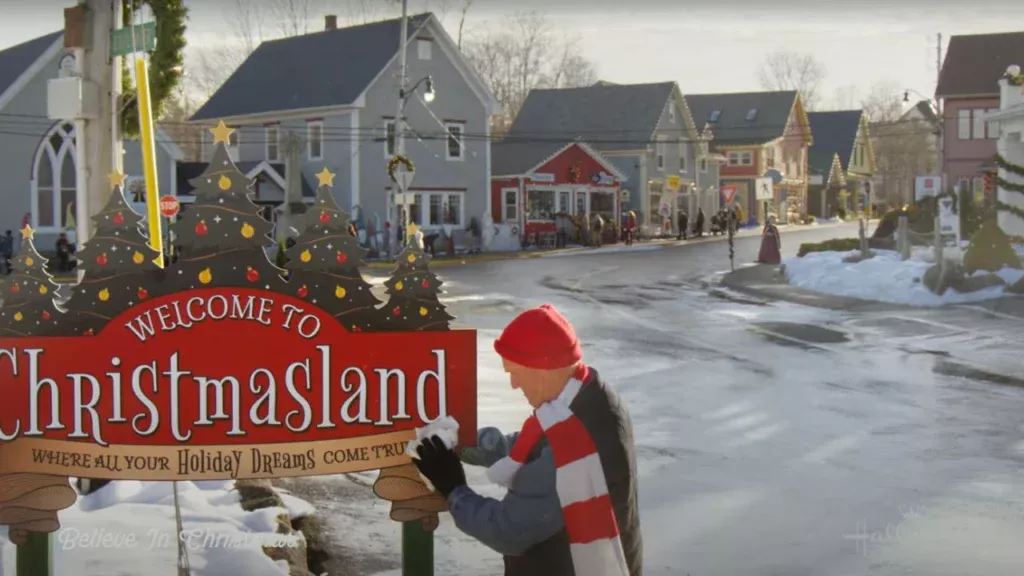 Believe in Christmas Filming around Mahone Bay, Nova Scotia