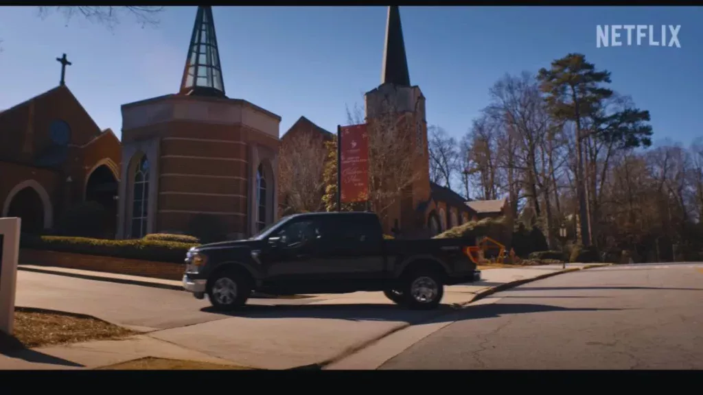 Our Little Secret Filming around Northside United Methodist Church, Atlanta, Georgia