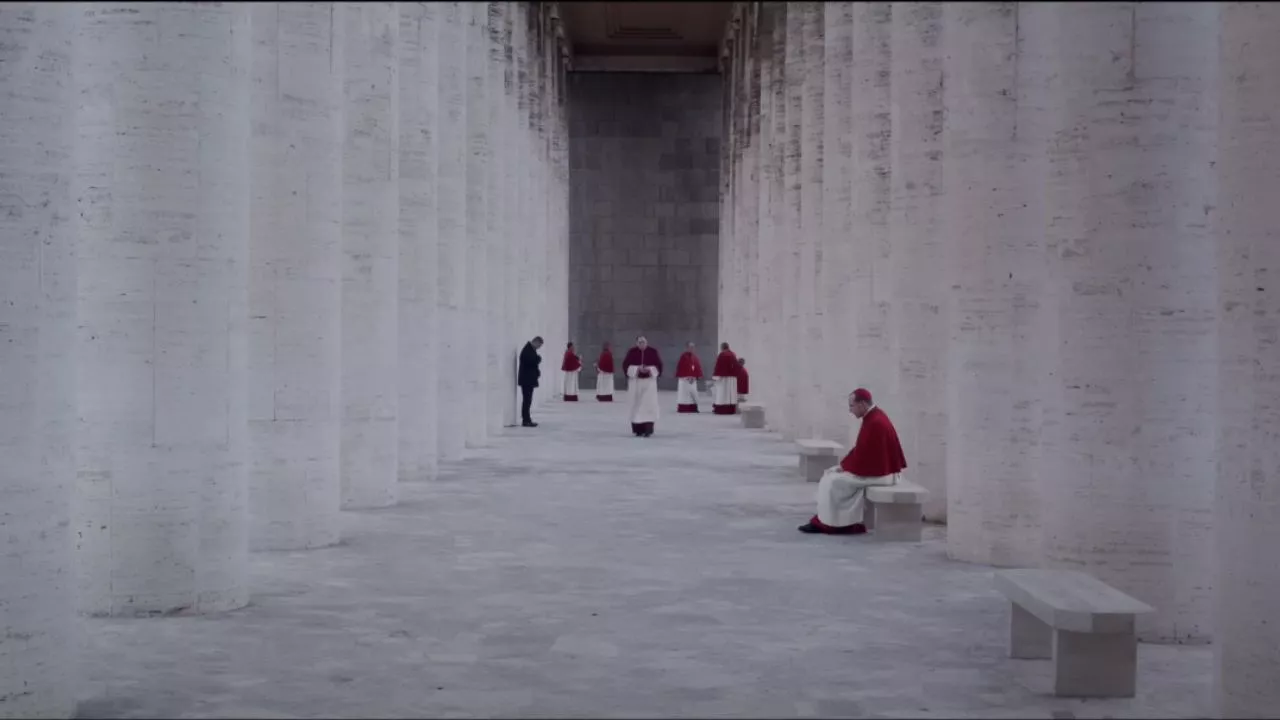 Conclave Filming in Museo della Civiltà Romana