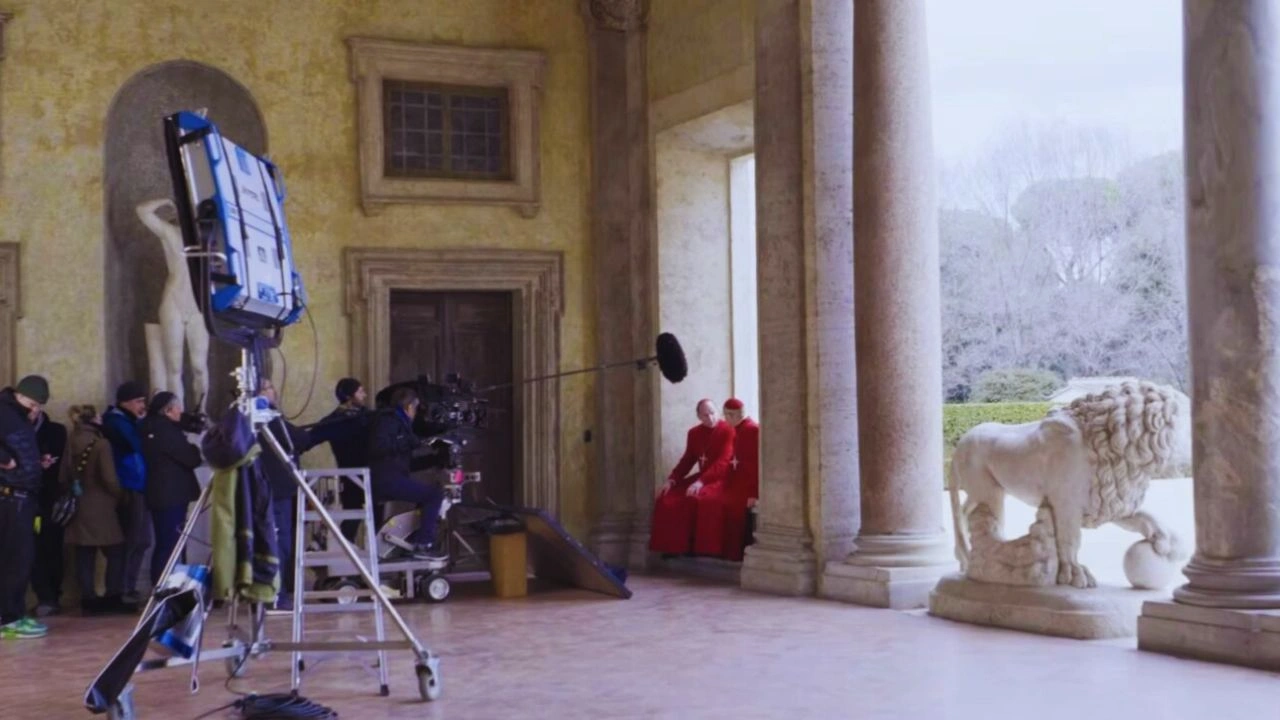 Conclave Filming in Villa Medici