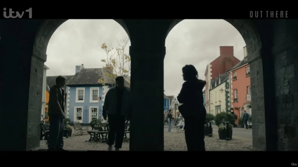 Out There Filming in Llandovery, Wales (Market Square)