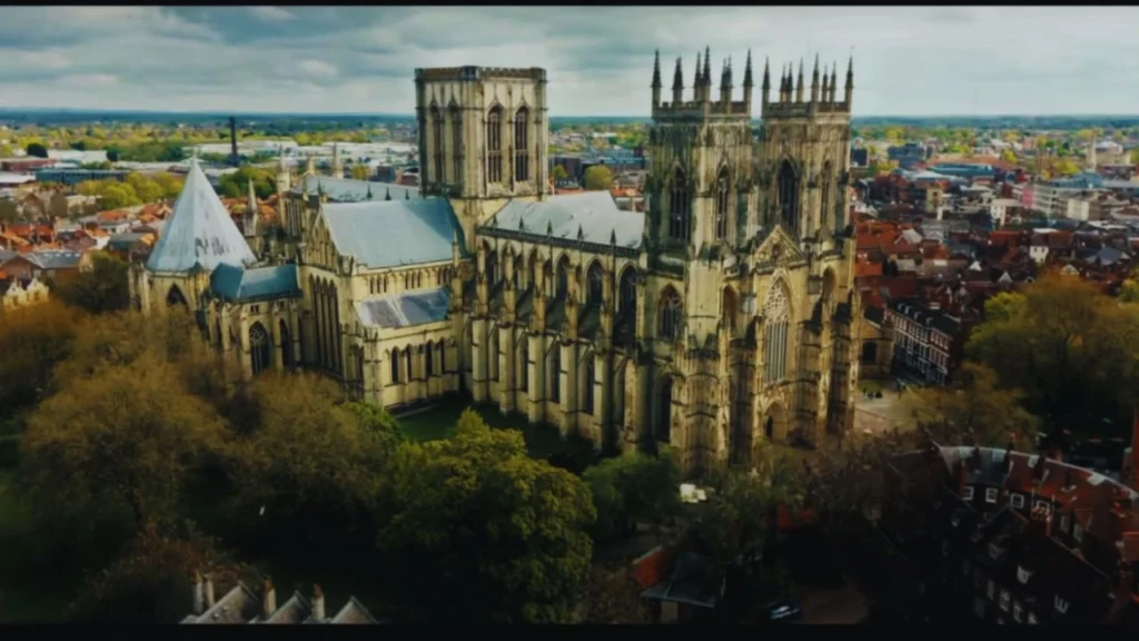 Patience Filming in Precentor's Court, York