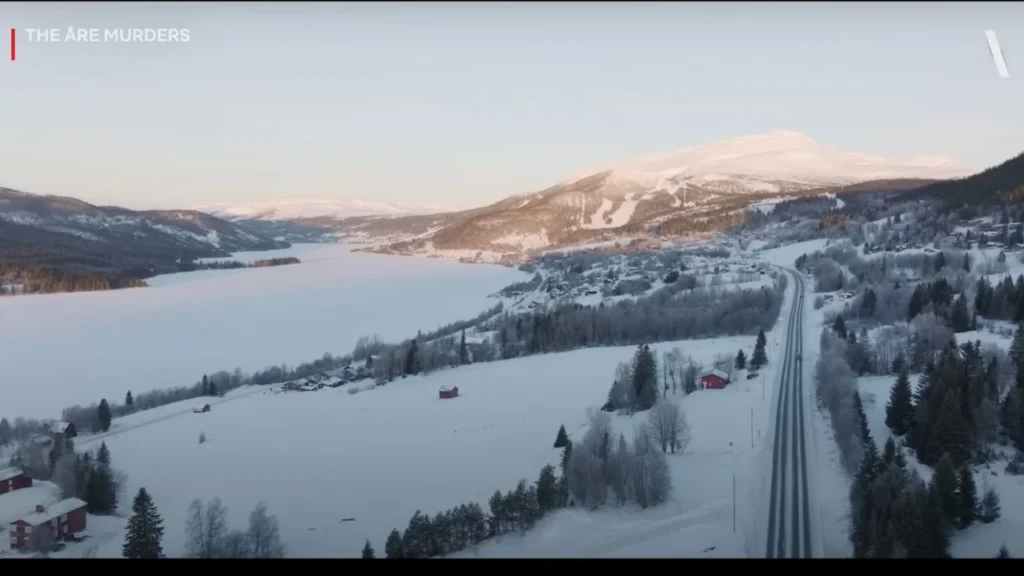 The Åre Murders Filming in Åre, Sweden