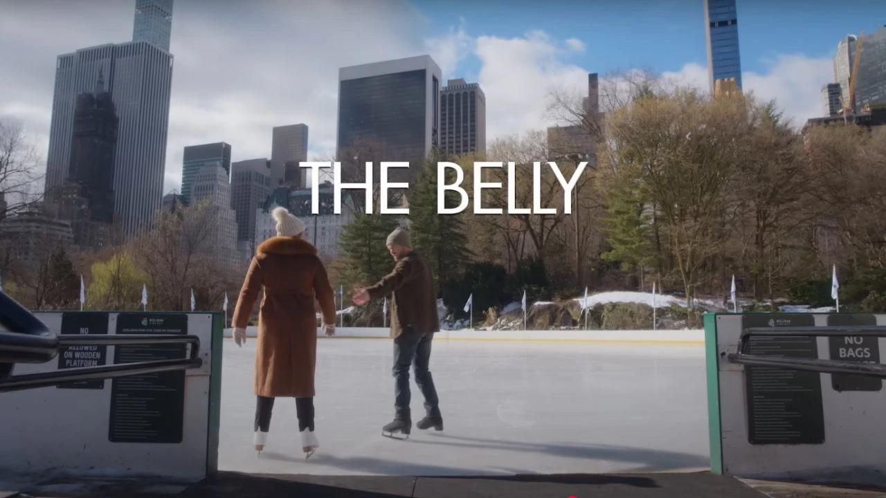 Kinda Pregnant Filming in Wollman Rink, Manhattan, New York