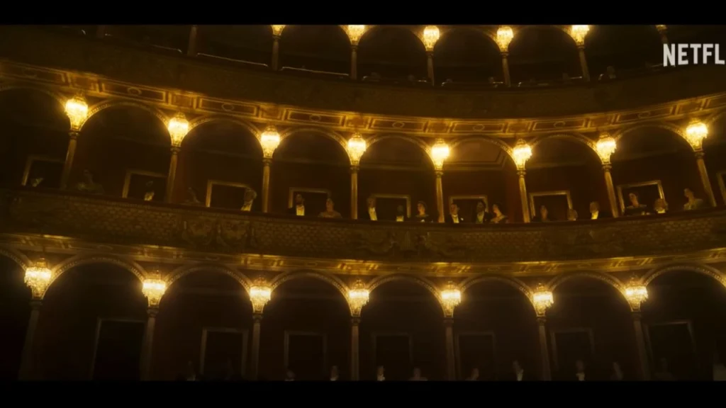 The Leopard Filming in Teatro dell’Opera di Roma, Italy