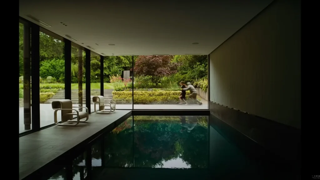 Bugonia Movie Filming in Oxshott, Surrey, England