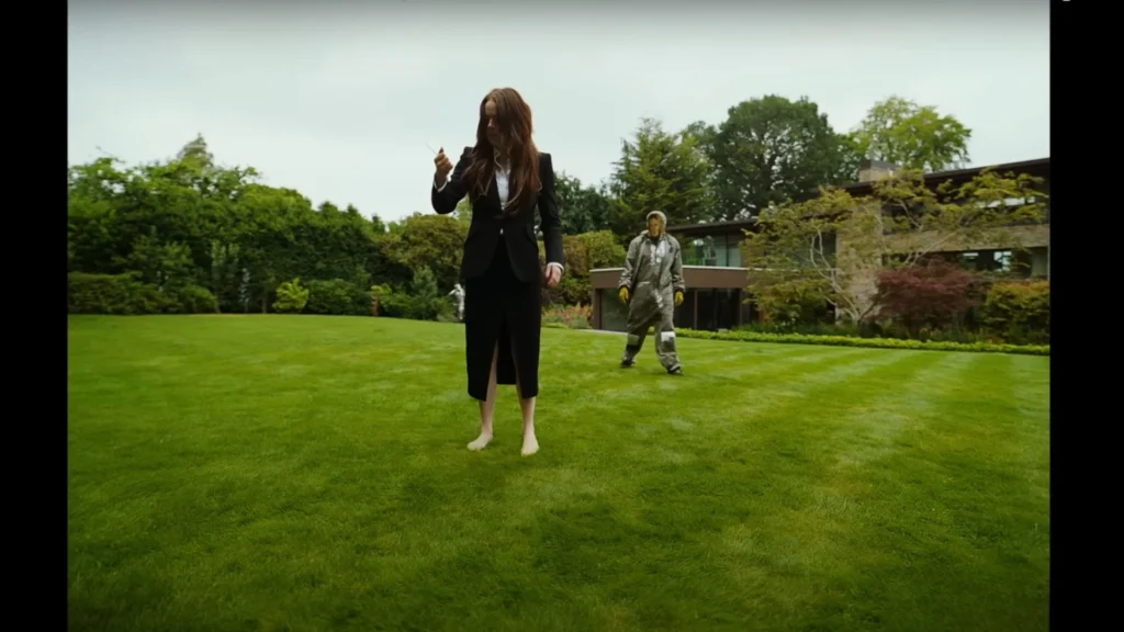 Bugonia Movie Filming in Oxshott, Surrey, England (3)