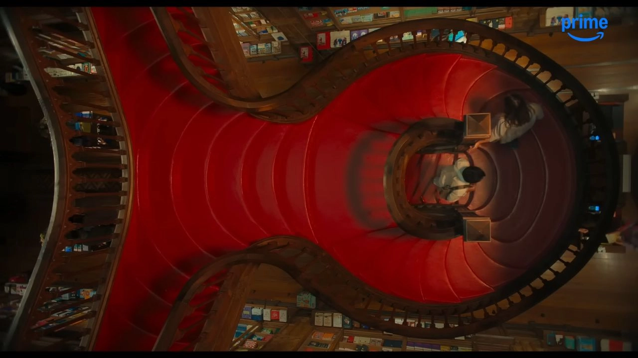 Livraria Lello, Porto, Portugal areal view in The Map That Leads to You