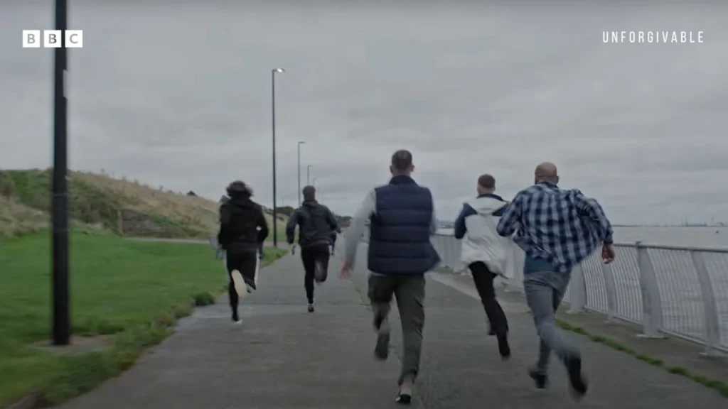 Otterspool Promenade, Liverpool in BBc's Unforgivable