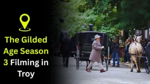 A Sneak Peek Behind the Scenes of The Gilded Age Season 3 Filming in Troy, New York