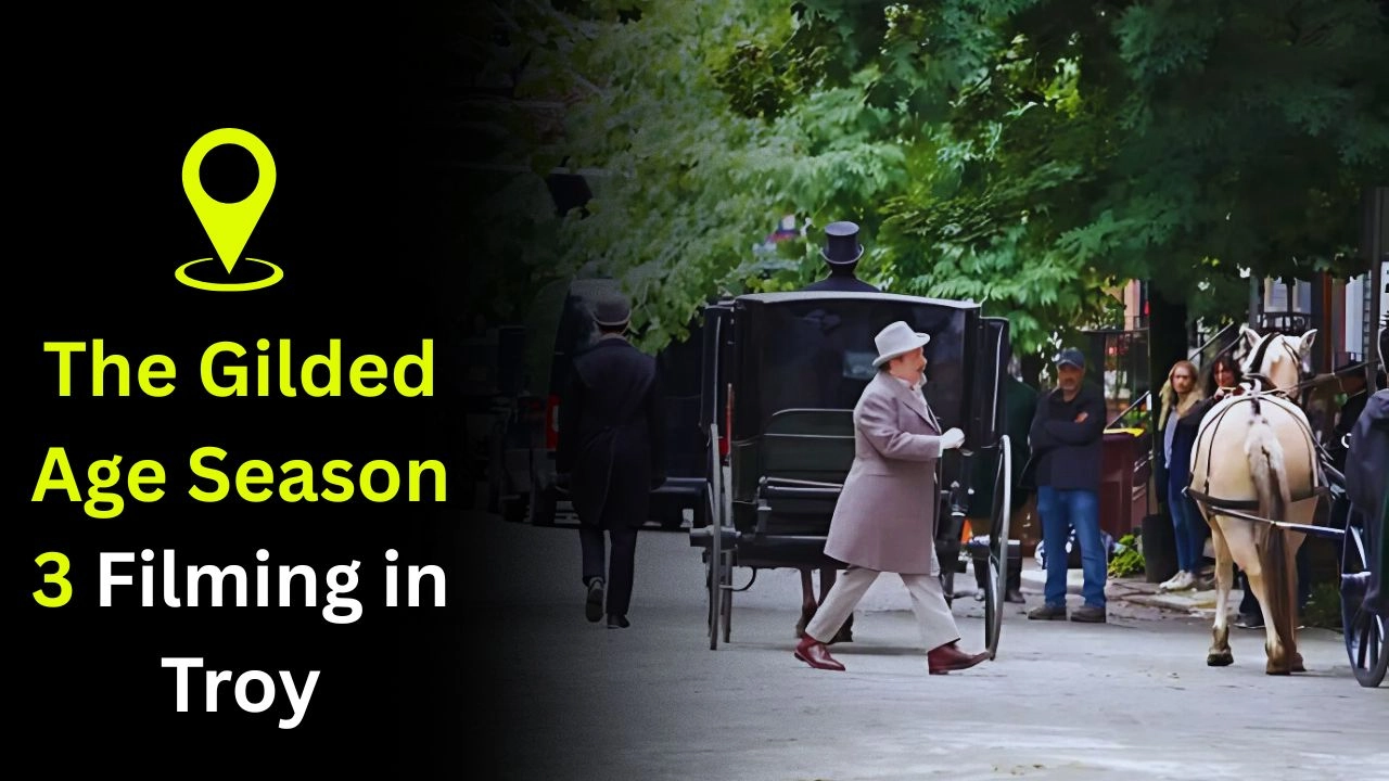 A Sneak Peek Behind the Scenes of The Gilded Age Season 3 Filming in Troy, New York