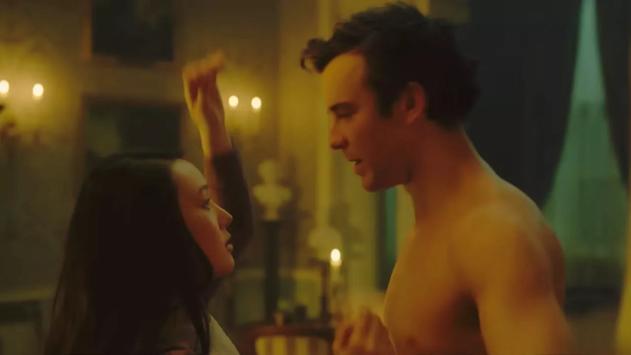 Luke Thompson and Yerin Ha Talk Filming Bridgerton Season 4 Bathtub Scene