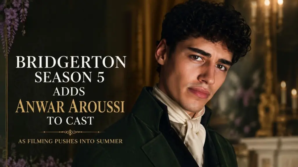 Bridgerton Season 5 Adds Anwar Aroussi to Cast as Filming Pushes Into Summer