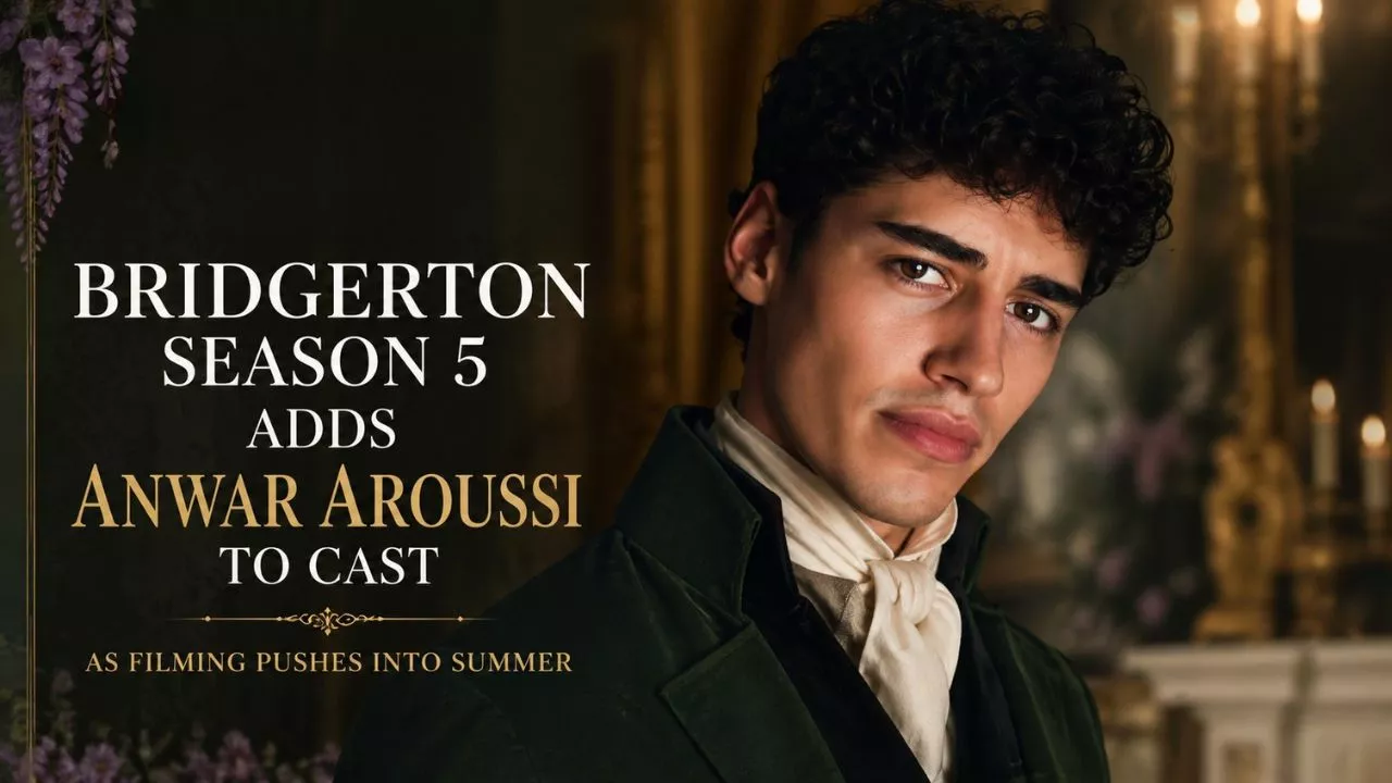 Bridgerton Season 5 Adds Anwar Aroussi to Cast as Filming Pushes Into Summer